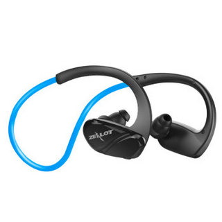 狂热者（ZEALOT） H6蓝牙耳机运动跑步防水真无线双耳降噪音乐重低音入耳式音乐手机通话超长待机 蓝色