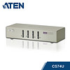 ATEN 宏正  CS74U 4口USB KVM多电脑VGA切换器桌面式工业