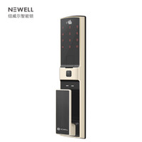 NEWELL 纽威尔Touch 1 指纹锁 家用智能锁电子锁密码锁防盗门锁 推拉双向开 土豪金