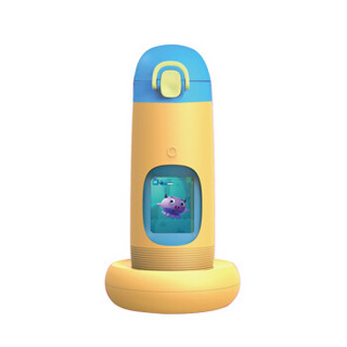 Gululu 带我去远方定制款 咕噜噜水精灵  儿童智能水杯 互动便携式水壶 潜水艇黄色