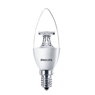 PHILIPS/飞利浦 LED椒泡尖泡 LED椒泡 5.5-40W E14 470lm 透明2700K 5.5W 黄光