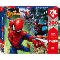 迪士尼(Disney) 200片拼图玩具 蜘蛛侠儿童拼图男孩玩具(古部盒装拼图玩具)11SF3235N