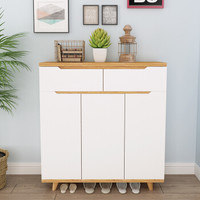 HMJIA 北欧鞋柜现代简约多层玄关柜门厅柜大容量抽屉储物柜收纳 BOX 3008