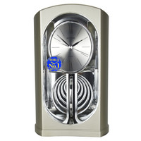 丽声(RHYTHM)时尚简约创意客厅办公室卧室钟摆座钟银色4RP745WT19