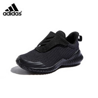 阿迪达斯（adidas)男童鞋新款魔术贴儿童运动跑步鞋AH2632 黑色30码/12K