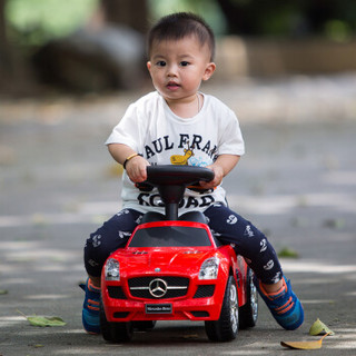 智乐堡 CHILOKBO 梅赛德斯-奔驰骑行玩具车儿童扭扭车1-3岁男女宝宝滑行车婴儿摇摆车小孩溜溜车 332 红色