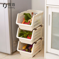 佳佰 塑料收纳筐 三个装