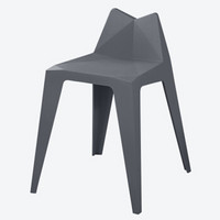 乐高赫曼 凳子时尚创意餐桌凳家用塑料椅子加厚成人餐厅餐椅现代简约高板凳LG-MED1灰