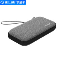 奥睿科（ORICO）2.5英寸移动硬盘保护包 便携防震数码收纳包牛津布耐磨多功能保护套盒子  灰色PH-D2