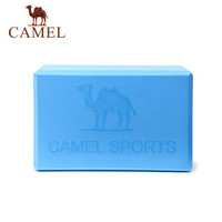 骆驼（CAMEL）瑜伽砖高密度环保EVA瑜伽块初学者用品辅助工具垫砖泡沫舞蹈练功瑜珈砖头 Y8S3D0615 浅蓝