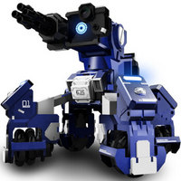 GJS ROBOT 工匠社 GEIO 竞技智能机器人 AI视觉战宠 儿童遥控宠物高科技电动机器人玩具 蓝色