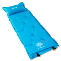 夏诺多吉（CHANODUG）自动充气垫防潮垫户外单人气垫床帐篷野营垫可拼接加宽加厚3cm带枕头 天使蓝