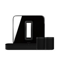SONOS Beam音响 音箱 小户型家庭影院 WiFi智能家庭影院5.1标准版  One后环绕（黑色）