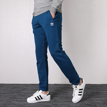 adidas 阿迪达斯男子三叶草系列TREFOIL PANT 运动裤子DV1539 XL码蓝色【报价价格评测怎么样】 -什么值得买