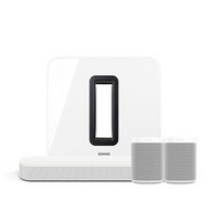 SONOS Beam音响 音箱 小户型家庭影院 WiFi智能家庭影院5.1标准版  One后环绕（白色）