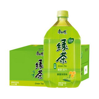 康师傅 绿茶 蜂蜜茉莉味饮料 1L*12瓶 整箱装（新老包装自然发货）