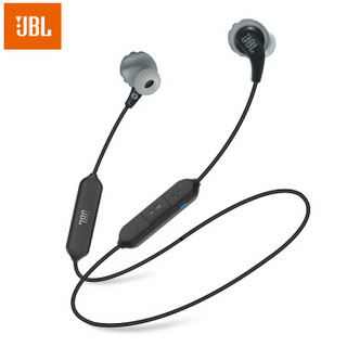 JBL Endurance Run BT无线蓝牙运动耳机 入耳式蓝牙跑步耳机 磁吸式防水耳塞 动感黑