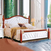 奈高NG实木床北欧海棠红橡木150*200cm