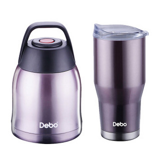 DEBO 德铂 DEP-580 304不锈钢保温杯 600ml 渐变色