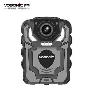 群华（VOSONIC）T5执法记录仪1296P高清红外夜视标配2块电池4000万像素内置128G