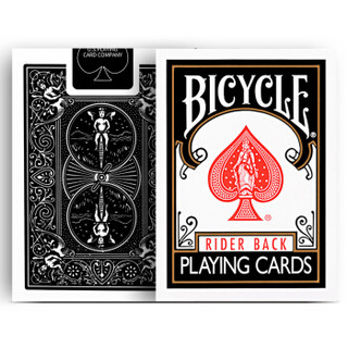 BICYCLE扑克牌 美国进口单车牌 精品娱乐纸牌 魔术花切练习牌 经典款黑色1副