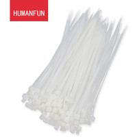 HUMANFUN HN-03W-250 线缆扎带 3.6mm*150mm (250条/包) 白色 （2倍起售）