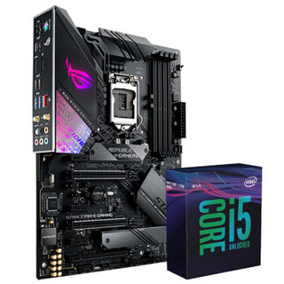 ROG 玩家国度 猛禽系列 ROG STRIX Z390-E GAMING 主板 + 英特尔 i5-9600K CPU