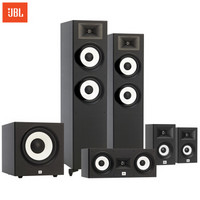 JBL 杰宝 STAGE190 音响 音箱 5.1 家庭影院 电视音响 落地影院 组合音响 客厅影院 音响套装功放（搭配功放使用）