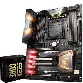 微星（MSI）X299 GAMING M7 ACK主板+英特尔（Intel）i9-9980XE 酷睿十八核 盒装CPU处理器  板U套装