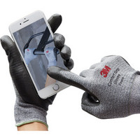 3M 防滑耐磨防护手套舒适透气工作劳防手套 M 触屏型一副装