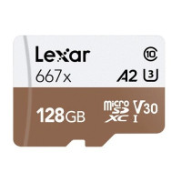 Lexar 雷克沙 667x microSDXC A2 UHS-I U3 TF存储卡 128GB