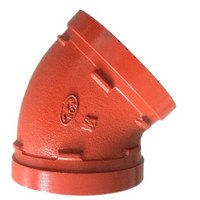 依卡诺 沟槽管件 消防管件 沟槽弯头45度 DN65(外径76) 一个价格 20个起售