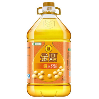 金鼎食用油一级大豆油5l4桶责任央企中储粮出品