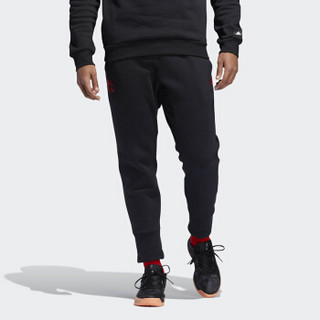 adidas 阿迪达斯 男子 篮球系列 CNY PANT 运动 长裤 DP5746 黑色XL码