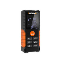 WORX激光测距仪WX089 充电手持式高精度测量尺量房电子尺红外线测量仪威克士五金工具