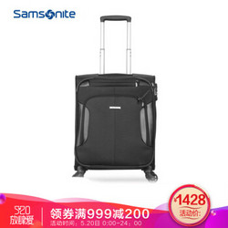 Samsonite 新秀丽 拉杆箱 万向轮行李箱大容量旅行箱登机箱 BP0*09007黑色20英寸