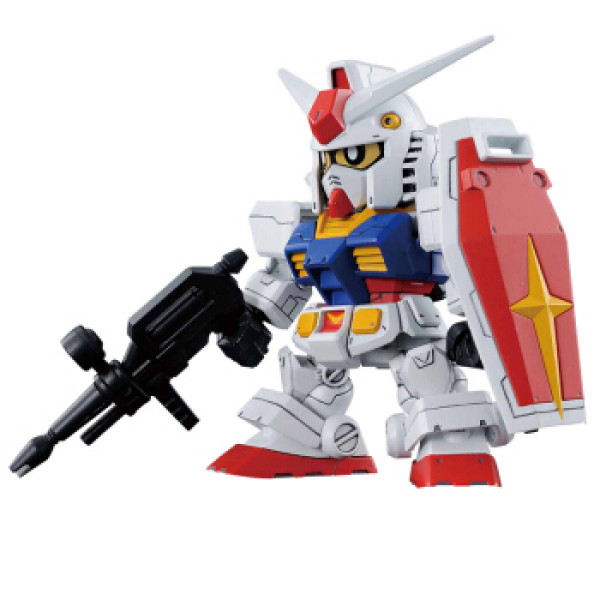 万代(bandai)高达gundam拼插拼装模型玩具sdcs q版 rx-78-2元祖敢达