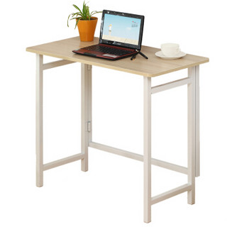 施豪特斯（SHTS）电脑桌 免安装书桌可折叠学习桌子台式电脑桌边桌F30-1 橡木色