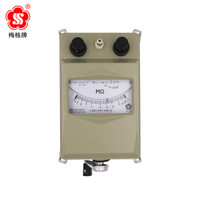 梅格牌ZC11D-1 兆欧表 上海六表绝缘摇表100V/500MΩ绝缘电阻测试仪 手摇兆欧表