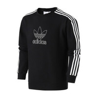 adidas 阿迪达斯 三叶草 男子 三叶草系列 DROP SHOULDER C 运动 卫衣 DX4233 XL码 黑色