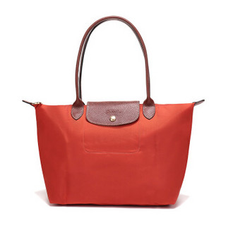 LONGCHAMP 珑骧 2019新品 女士Le Pliage系列藏红花色织物小号长柄可折叠手提单肩包 2605 089 D93 *2件