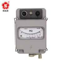 梅格牌ZC-7 兆欧表 上海六表2500V/5000MΩ绝缘摇表绝缘电阻测试仪 手摇兆欧表