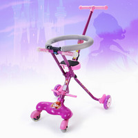 迪士尼(Disney)儿童四轮手推车 轻便可折叠遛娃车 宝宝婴儿推车索菲亚DCA82016-Y