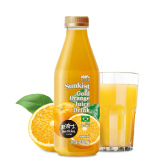 屈臣氏watsons新奇士金装冷藏型橙汁饮料830mlx1支