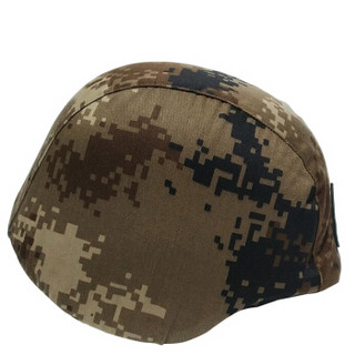 猛刺 凯夫拉头盔帽套迷彩布罩M88钢盔套训练战术 荒漠迷彩（松紧带款不含头盔）