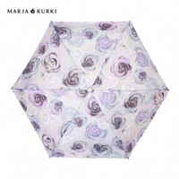 玛丽亚.古琦 玛丽亚古琦 MARJA KURKI 太阳伞防紫外线 彩胶防晒遮阳伞 五折晴雨伞‘玫瑰之芳香’ 灰色