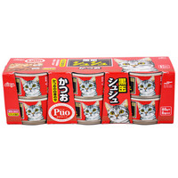 爱喜雅（Aixia）猫粮罐头 黑罐咻咻系列 金枪鱼味 80g*6罐 泰国进口