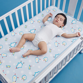 米乐鱼 婴儿凉席婴幼儿童宝宝幼儿园凉席可折叠水洗婴儿床床垫120cm