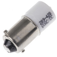 欧时RS ProLED指示灯信号灯209428白色BA9s灯泡单芯片