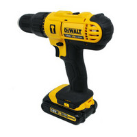 得伟DeWALT 18V经济型锂电充电式冲击钻（含1.3Ah电池，两电一充） DCD776C2